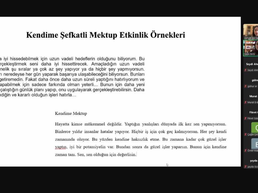 Projemizin 3 aşamasına yer alan "Eğiticilerin Eğitimi" toplantısı gerçekleştirildi