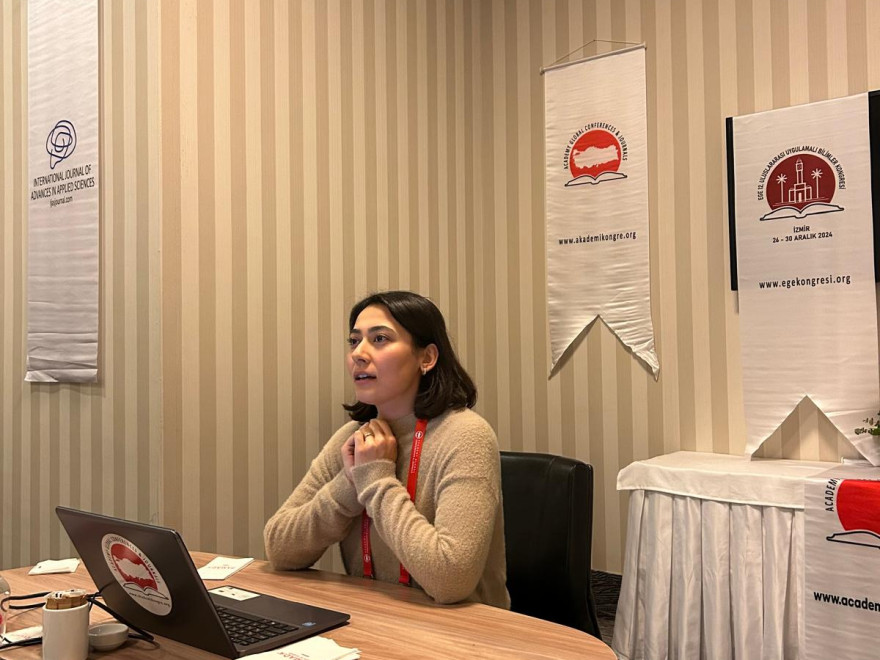 Projemizin bilimsel çıktısı uluslararası kongrede sunulmuştur